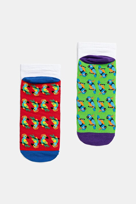 Skarpetki bawełniane męskie z motywem zwierzęcym (2-pack) kolor multicolor