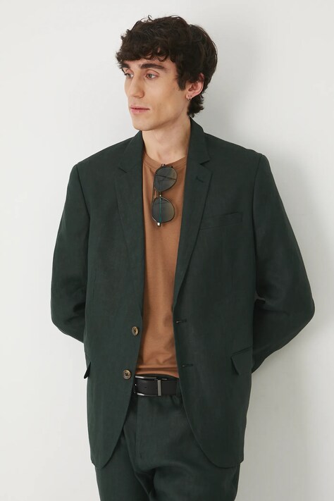 sacou de in culoarea verde