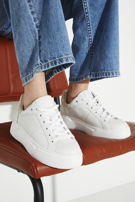 Kožené sneakers boty Medicine bílá barva