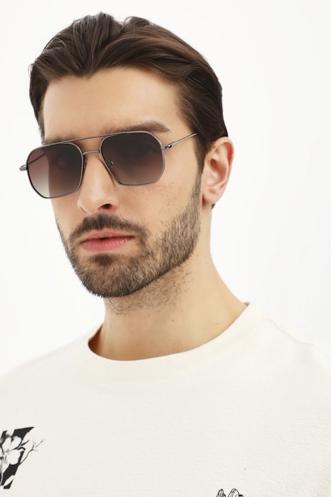 Medicine ochelari de soare barbati, culoarea maro