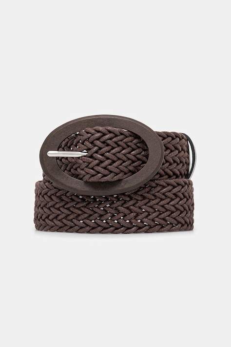 Opasok dámsky pletené hnedá farba