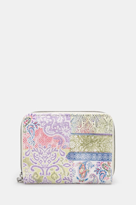 Portfel damski ze skóry ekologicznej kolor multicolor