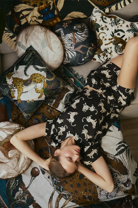 Pyžamo Medicine dámska, čierna farba