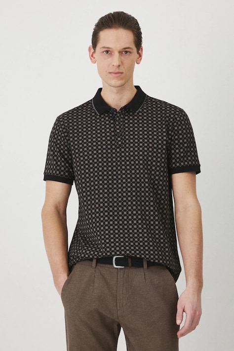 Polo majica Medicine za muškarce, boja: crna