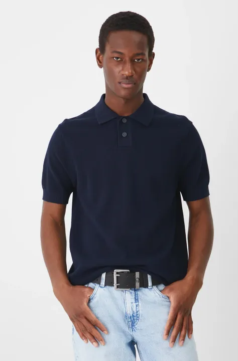 Medicine polo in cotone uomo colore blu navy