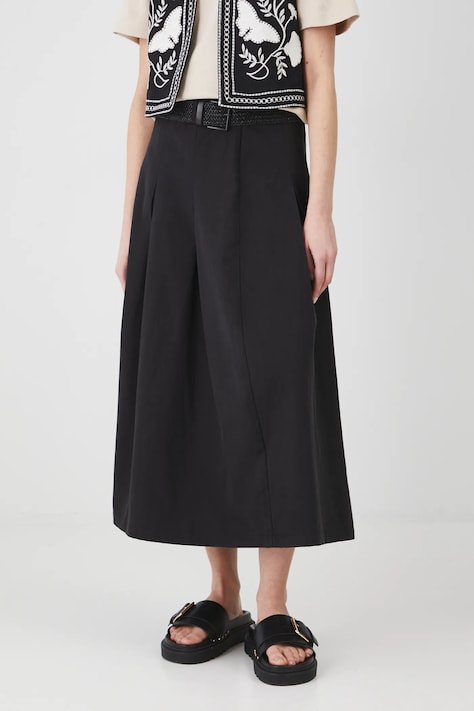 Спідниця Medicine колір чорний maxi розкльошена