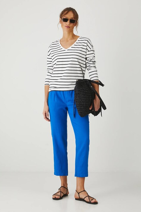 Льняні штани Medicine жіночі фасон chinos середня посадка