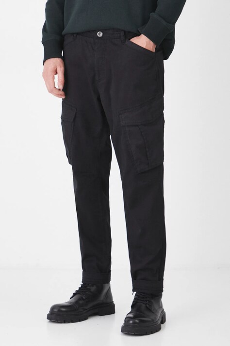 Medicine pantaloni barbati, culoarea negru, drept