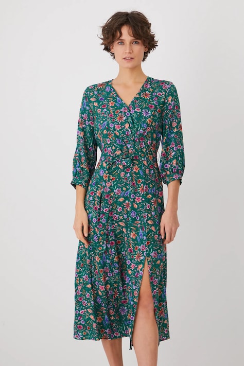 Šaty Medicine zelená barva, midi