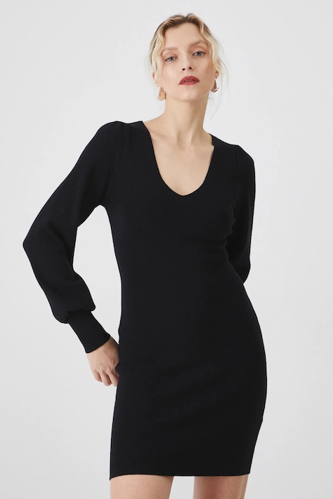 Šaty Medicine černá barva, mini