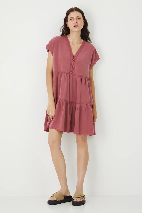 Medicine rochie culoarea roz, mini, oversize