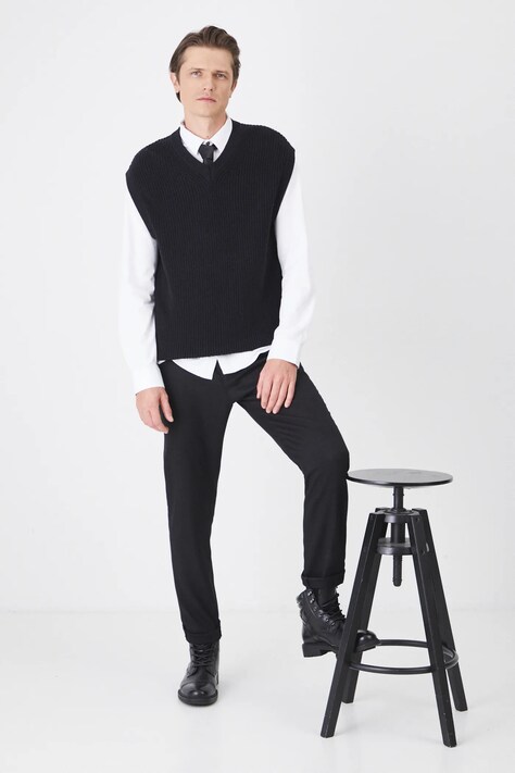 Bavlněná vesta Medicine černá barva