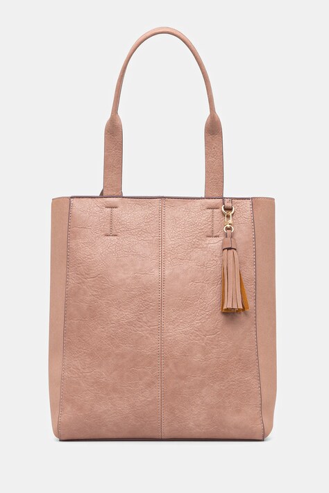 Torebka damska ze skóry ekologicznej kolor różowy
