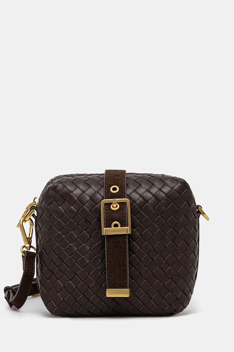 Δερμάτινη τσάντα Medicine χρώμα: καφέ