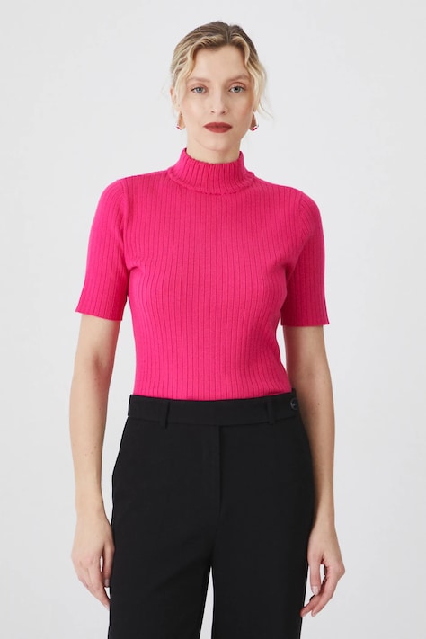 Medicine tricou femei, culoarea roz, cu turtleneck