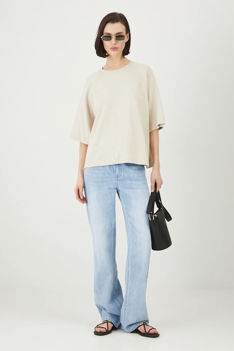 Βαμβακερό μπλουζάκι Medicine χρώμα: μπεζ