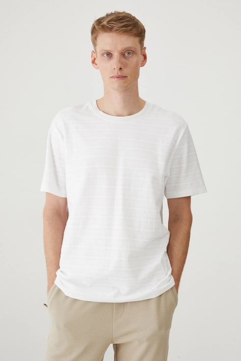 Medicine t-shirt bawełniany męski kolor biały gładki