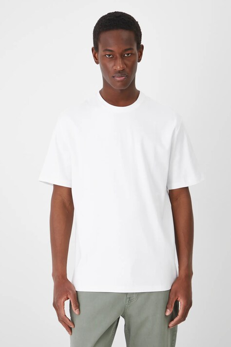 Medicine t-shirt bawełniany męski kolor biały gładki