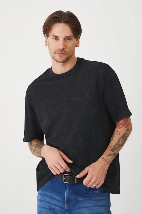 Bavlněné tričko Medicine pánské, černá barva