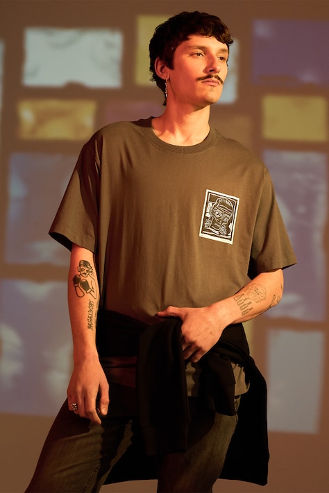 Medicine tricou din bumbac barbati, culoarea gri, cu imprimeu