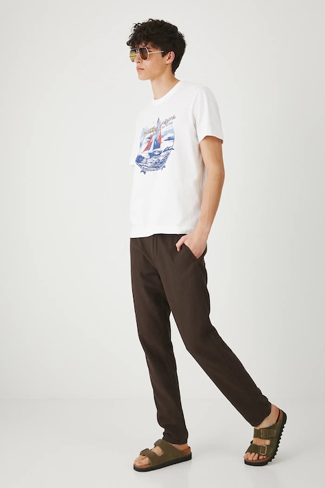 Medicine t-shirt bawełniany męski kolor biały z nadrukiem