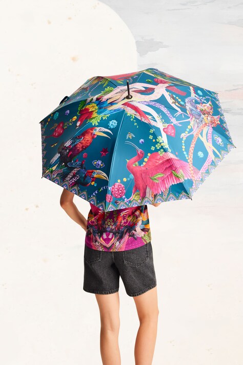 Parasol z kolekcji El Gato Chimney x Medicine kolor multicolor