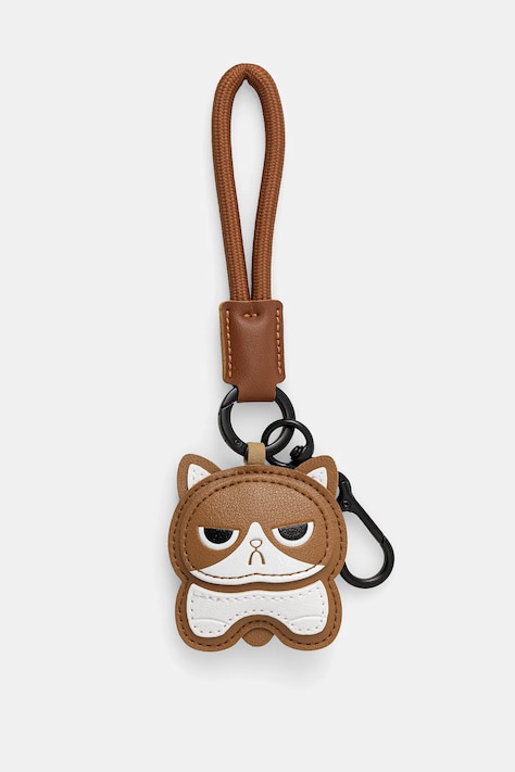 Kľúčenka z Mačacej kolekcie hnedá farba RS26-AKD300