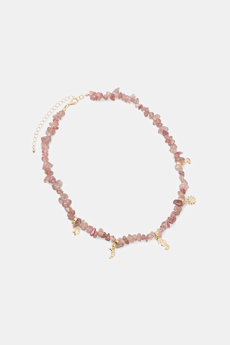 Medicine naszyjnik damski z kamieniem naturalnym