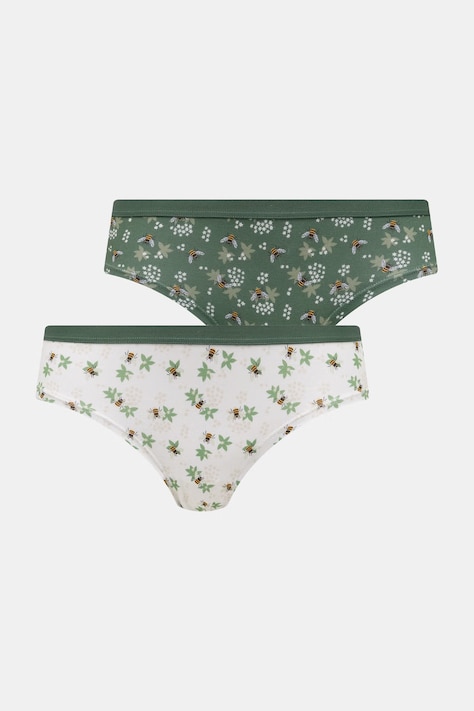 Figi damskie bawełniane z elastanem 2-pack multicolor RS26-BID707