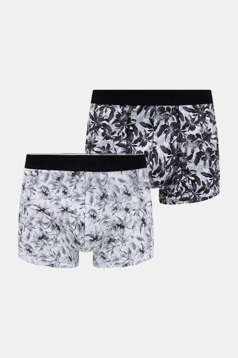 Medicine bokserki męskie bawełniane z elastanem 2-pack czarne