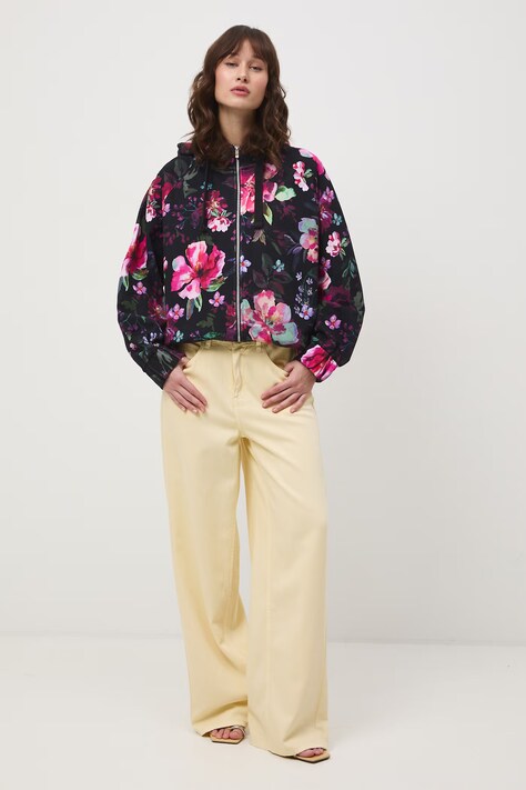 Medicine bluza rozpinana z kapturem damska bawełniana czarna