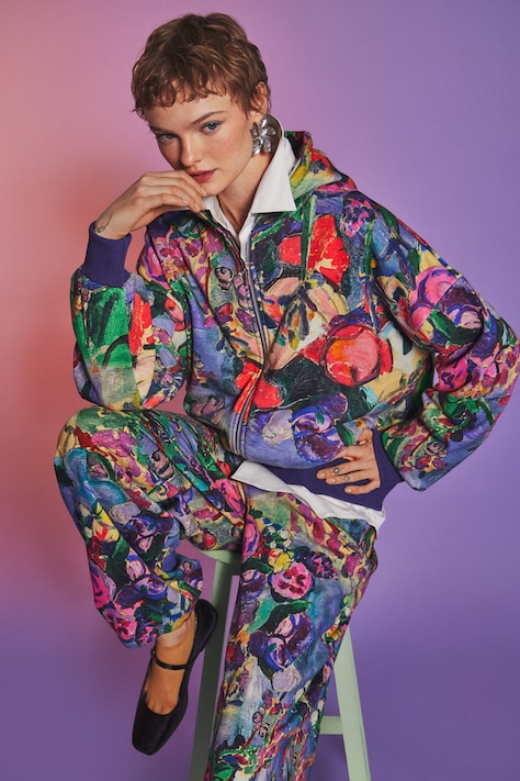 Bluza damska z kolekcji Eviva L'arte kolor multicolor RS26-BLD253