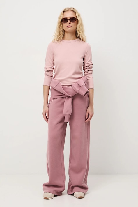 Medicine longsleeve damski kolor różowy