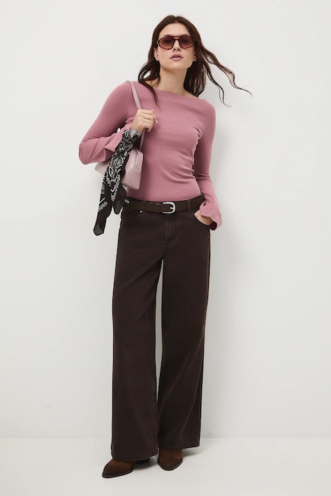 Medicine longsleeve culoarea roz