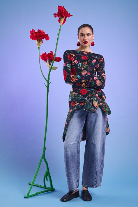 Medicine longsleeve culoarea albastru marin