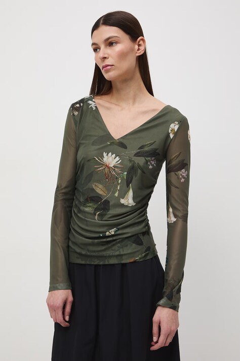 Medicine longsleeve damski zielony