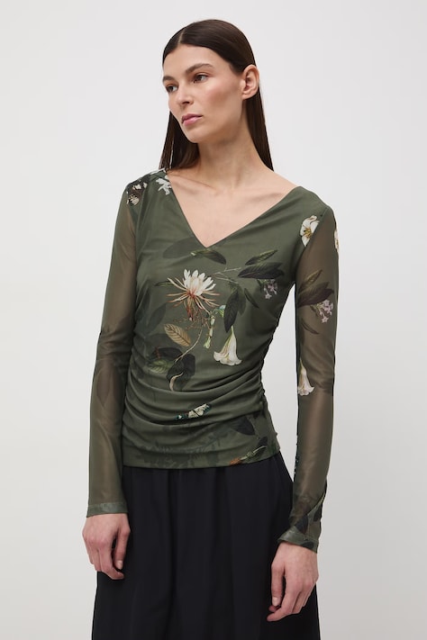 Medicine longsleeve damski zielony