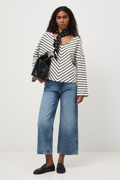 Medicine longsleeve damski bawełniany beżowy