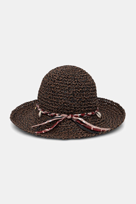 Kapelusz damski pleciony melanżowy multicolor RS26-CAD716