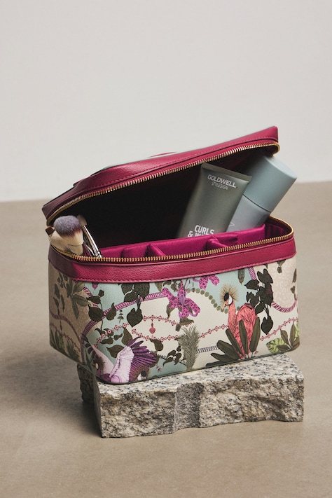 Kosmetyczka podróżna z imitacji skóry z kolekcji Ilona Tambor x Medicine multicolor RS26-COU650