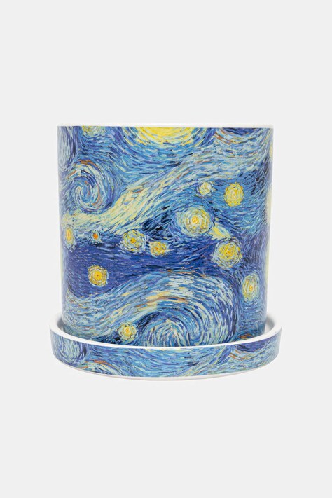 Medicine osłonka na doniczkę kolor granatowy