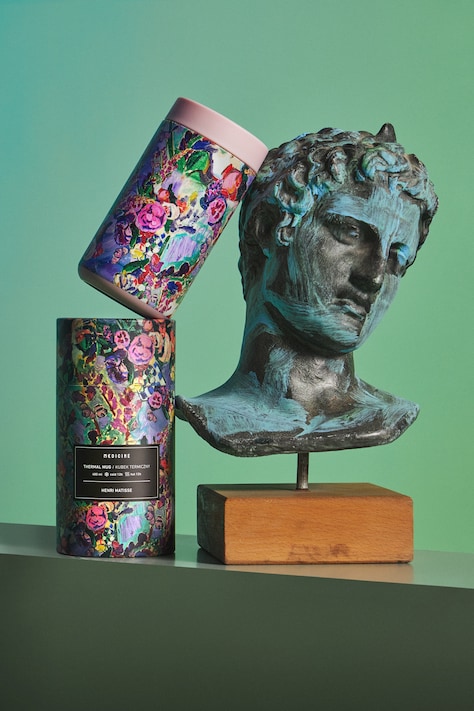 Kubek termiczny z kolekcji Eviva L'arte 480 ml kolor multicolor RS26-KBU252