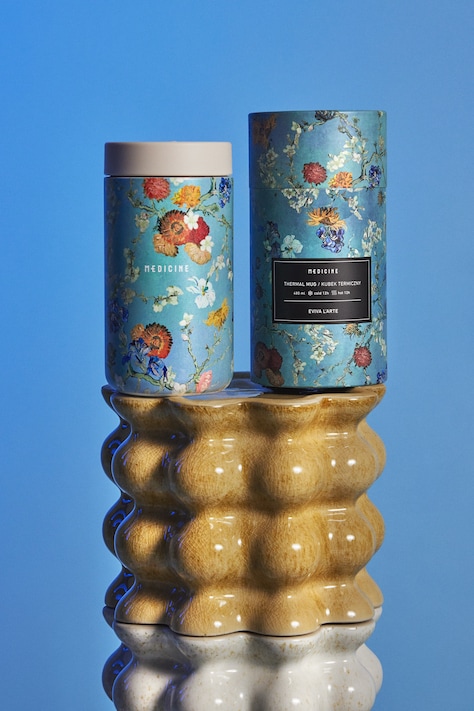 Termo hrnček z kolekcie Eviva L'arte modrá farba RS26-KBU254