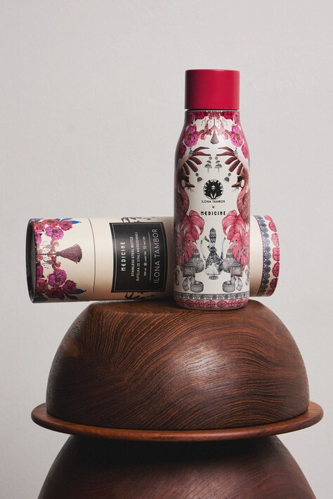 butelka termiczna ze stali nierdzewnej z kolekcji Ilona Tambor x Medicine RS26-KBU650