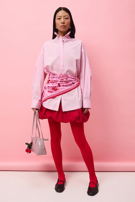 Medicine koszula damska kolor różowy