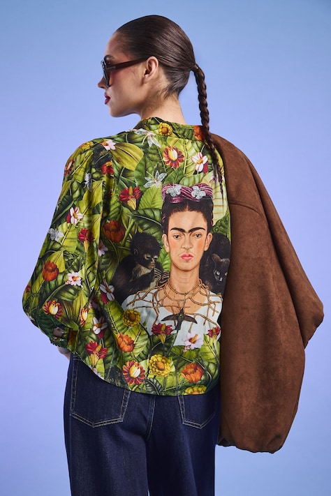 Koszula damska z kolekcji Frida kolor multicolor RS26-KDD421