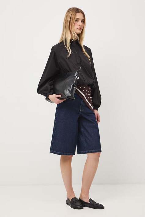 Medicine koszula damska czarna gładka