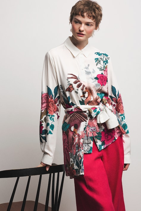 Košeľa dámska z viskózy z kolekcie Ilona Tambor x Medicine viacfarebná RS26-KDD652