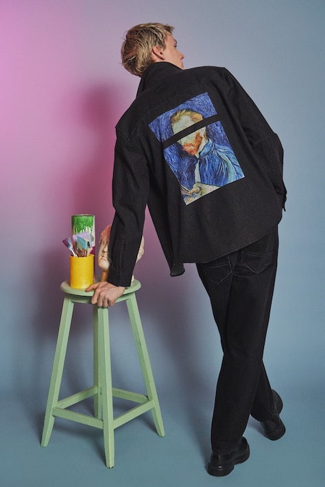 Rifľová košeľa z kolekcie Eviva L'arte čierna farba RS26-KDM251