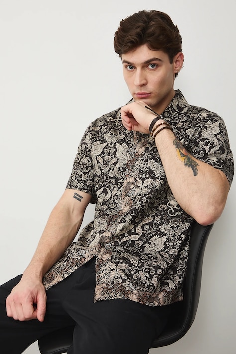 Medicine koszula męska kolor multicolor relaxed